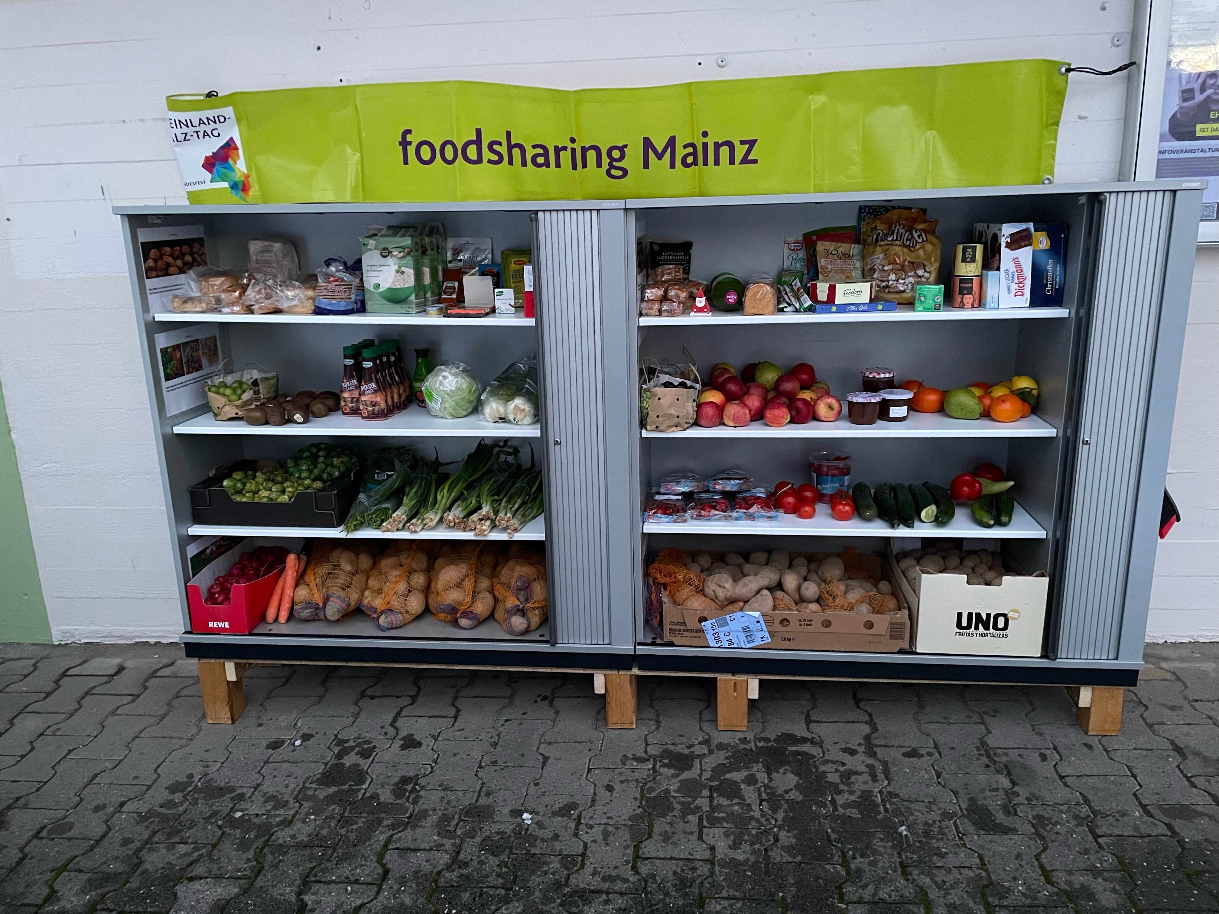 Neue Foodsharing-Station in Mainz eröffnet