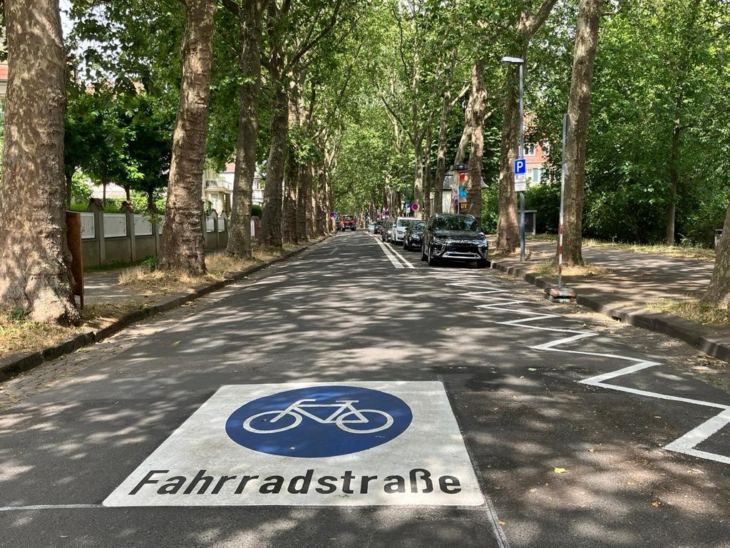 Wieder eine neue Fahrradstraße in Mainz eingerichtet